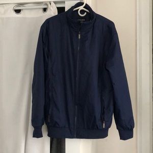 Men’s blue bomber spring jacket